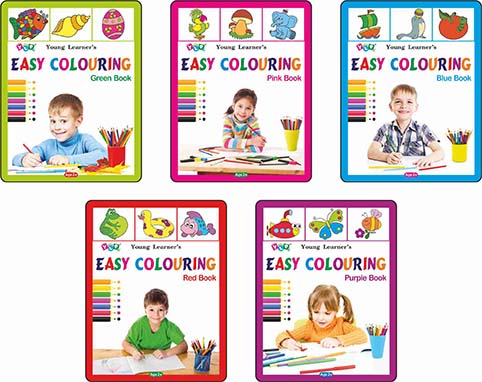 Easy Colouring Books (5 Titles)