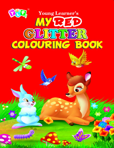 My Red Glitter Colouring Book