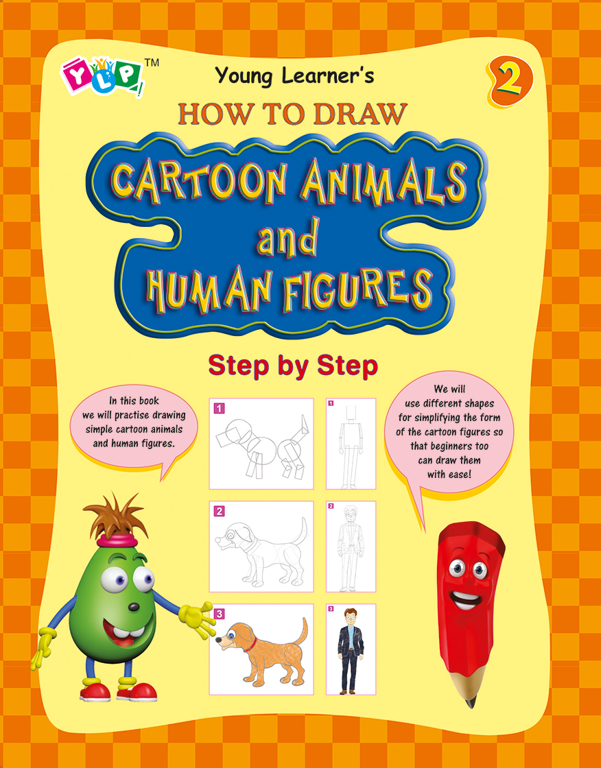 How To Draw - Cartoon Animals and Human Figures