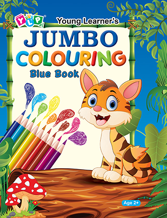 Jumbo Colouring Blue Book